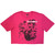 December 10. Ladies Crop Top: Montage Group (Pink)