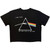 Pink Floyd Ladies Crop Top: DSOTM Courier (Black)