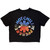 Red Hot Chili Peppers Ladies Crop Top: Californication Asterisk (Black)