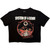 System of a Down Ladies Crop Top: BYOB Classic (Black)