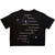 Billie Eilish Ladies Crop Top: Hit Me Hard and Soft Tracklist (Black)