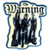 The Warning Woven Patch: Blue Blur