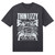 Thin Lizzy Unisex T-Shirt: Cleveland '76 Ticket (Black) (Back Print)