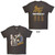 Bon Jovi Unisex T-Shirt: Slippery When Wet Tour '86-'87 (Charcoal)