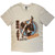 Bon Jovi Unisex T-Shirt: Slippery When Wet Tour '86-'87 (Sand)