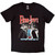 Bon Jovi Unisex T-Shirt: Slippery When Wet '87 (Black) (Back Print)