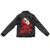 Friday the 13th Unisex Denim Jacket: Jason Mask Washed (Black) (Back Print)