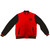 Friday the 13th Unisex Varsity Jacket: Jason Jumbo Mask Back (Black & Red) (Back Print)