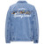 Looney Tunes Unisex Denim Jacket: That's All Folks Characters (Denim Blue) (Back Print)