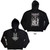 Behemoth Unisex Zipped Hoodie: Crucified (Black) (Back Print)