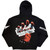 Judas Priest Unisex Zipped Hoodie: British Steel (Black) (Back Print)