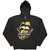 The Rolling Stones Unisex Zipped Hoodie: Foreign Tongues Tracks (Charcoal) (Back Print)