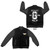 Gremlins Unisex Varsity Jacket: Est. 1984 (Black & Charcoal) (Back Print)