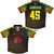 Bob Marley Unisex Sports Jersey: Jamaica '45 (Black)