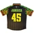Bob Marley Unisex Sports Jersey: Jamaica '45 (Black)