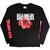 Bad Omens Unisex Layered Long Sleeve T-Shirt: Do You Feel Love? (Black) (Sleeve Print)