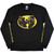 Wu-Tang Clan Unisex Layered Long Sleeve T-Shirt: World For The Children (Black) (Sleeve Print)