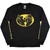 Wu-Tang Clan Unisex 2 In 1 Layered Long Sleeve T-Shirt: World For The Children (Black) (Sleeve Print)