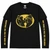Wu-Tang Clan Unisex 2 In 1 Layered Long Sleeve T-Shirt: World For The Children (Black) (Sleeve Print)