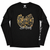 Wu-Tang Clan Unisex 2 In 1 Layered Long Sleeve T-Shirt: Enter The Wu-Tang (Black) (Sleeve Print)
