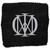Dream Theater Unisex Embroidered Wristband: Symbol (Black)   