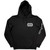 Oasis Unisex Pullover Hoodie: Spray Live '25 World Tour (Black) (Back Print & Ex-Tour)