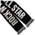 Oasis Unisex Scarf: Live '25 Football (Black & White)