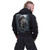Spiral Unisex Pullover Hoodie: Viking Rampage (Black) (Back & Sleeve Print)