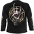 Spiral Unisex Long Sleeve T-Shirt: Pure Metal (Black) (Back & Sleeve Print)