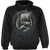 Spiral Unisex Pullover Hoodie: Viking Norseman (Black) (Back & Sleeve Print)