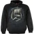 Spiral Unisex Pullover Hoodie: Viking Norseman (Black) (Back & Sleeve Print)