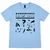 The Undertones Unisex T-Shirt: Positive Touch (Light Blue)