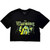 The Warning Ladies Crop Top: Group (Black)