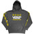 Linkin Park Unisex Pullover Hoodie: Unshatter (Charcoal Grey) (Back Print & Sleeve Print)