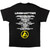 Linkin Park Unisex T-Shirt: Unshatter Tracklist (Black) (Back Print)
