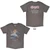 Aerosmith Unisex T-Shirt: Summer Tour '85 (Charcoal) (Back Print)