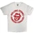 Rolling Stones Unisex T-Shirt: Foreign Tongues Circle (White)