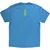 Slipknot Unisex T-Shirt: Tour '24 Scratch (Blue) (Back Print)