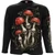 Spiral Unisex Long Sleeve T-Shirt: Shrooms (Black) (Back & Sleeve Print) (MISSING PRICE)