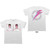 David Bowie Unisex T-Shirt: Aladdin Sane Photos (White) (Back & Sleeve Print) 