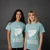 The Beatles Ladies Unplugged T-Shirt: Rubber Soul Circle (Blue)