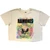 Ramones Ladies Crop Top: Painted Seal Stone Wash (White)