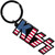 KISS Keychain: USA Logo