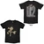 U2 Unisex T-Shirt: Joshua Tree European Tour '87 (Black) (Back Print)
