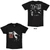 U2 Unisex T-Shirt: Rattle And Hum Photos (Black) (Back Print)