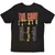 The Cure Unisex T-Shirt: Swing Tour '96 (Black) (Back Print)