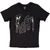 Korn Unisex T-Shirt: Metallic Logo (Black)