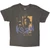 Korn Unisex T-Shirt: Life Is Peachy Tracklist (Charcoal Grey) (Back Print)
