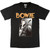 Bowie Guitar Glam Rock Unisex Black T-Shirt