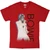 Bowie Retro Portrait Unisex Red T-Shirt
